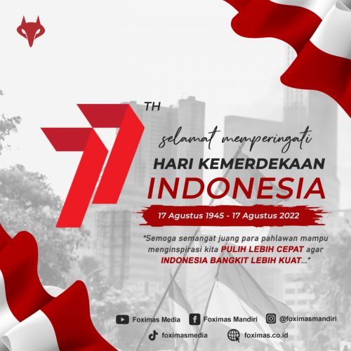 Selamat memperingati Hari Kemerdekaan Indonesia ke 77 ??

"Semangat persatuan terus dikobarkan, 77 tahun Indonesia merdeka semoga jadi momentum kebangkitan kita semua! Dirgahayu Indonesiaku!

#greetingcards #indonesia #MerdekaIndonesiaku #independenceday #localbrand #shoes